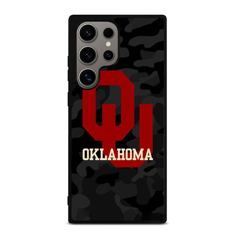 CAMO OKLAHOMA SOONERS LOGO Samsung Galaxy S24 Ultra Case Cover