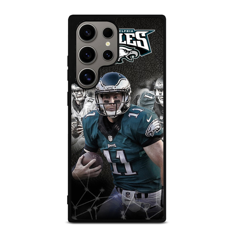 CARSON WENTZ PHILADELPHIA EAGLES Samsung Galaxy S24 Ultra Case Cover