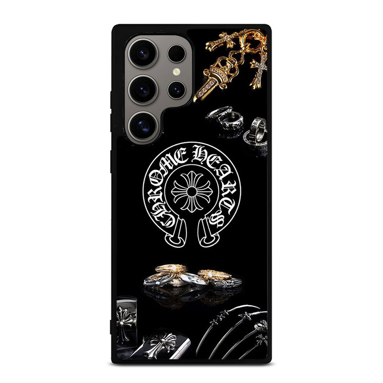 CHROME HEARTS METAL LOGO Samsung Galaxy S24 Ultra Case Cover