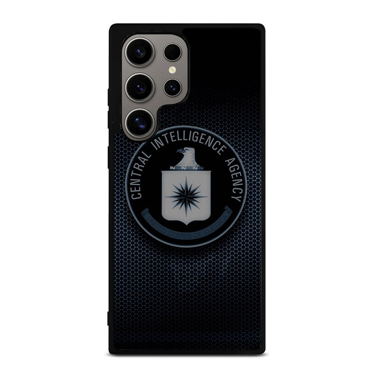 CIA CENTRAL INTELLIGENCE AGENCY METAL LOGO Samsung Galaxy S24 Ultra Case Cover
