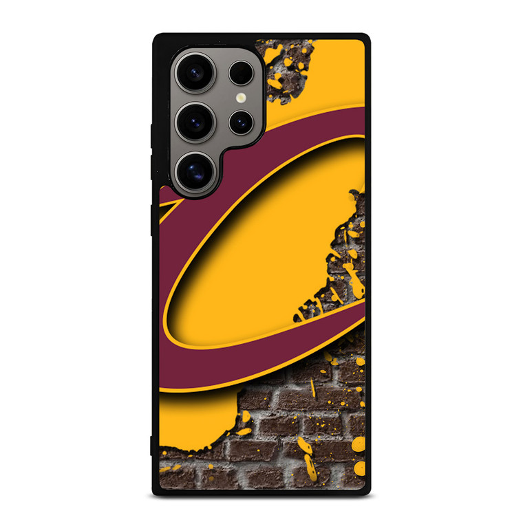 CLEVELAND CAVALIERS WALL SPLASH Samsung Galaxy S24 Ultra Case Cover