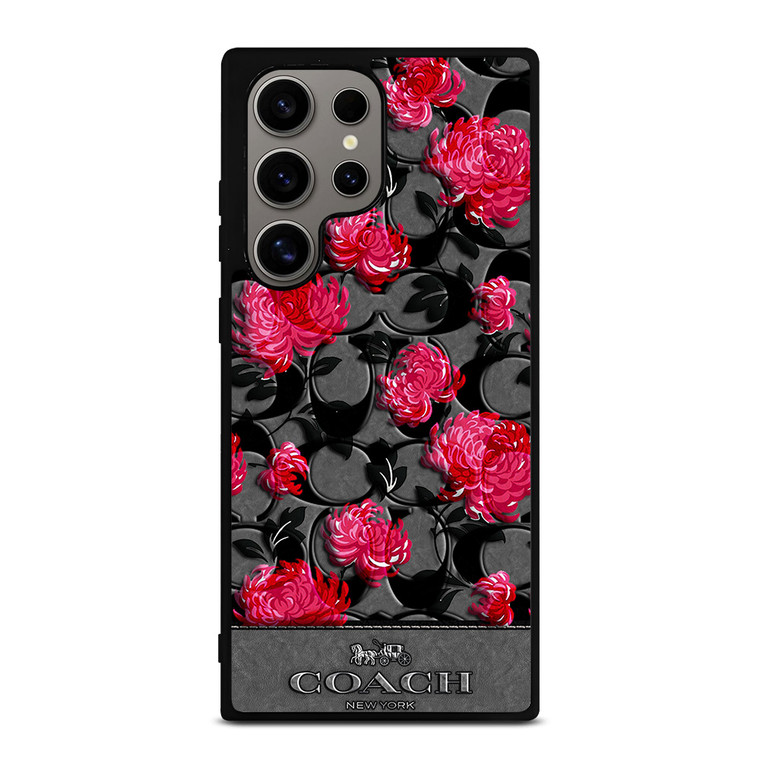 COACH NEW YORK FLOWER 3 Samsung Galaxy S24 Ultra Case Cover COACH NEW YORK FLOWER 3 Samsung Galaxy S24 Ultra Case Cover