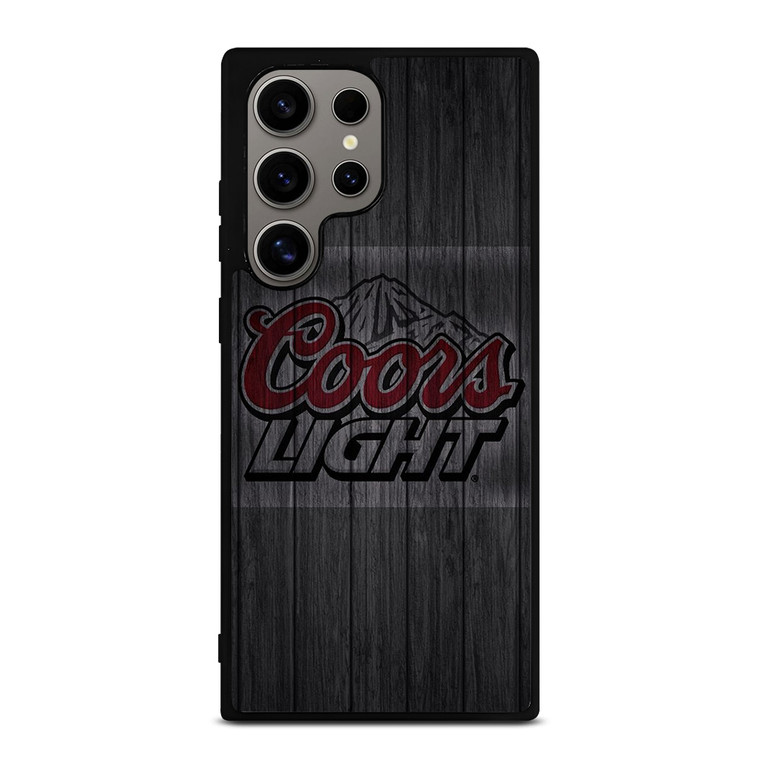 COORS LIGHT WOODEN LOGO Samsung Galaxy S24 Ultra Case Cover