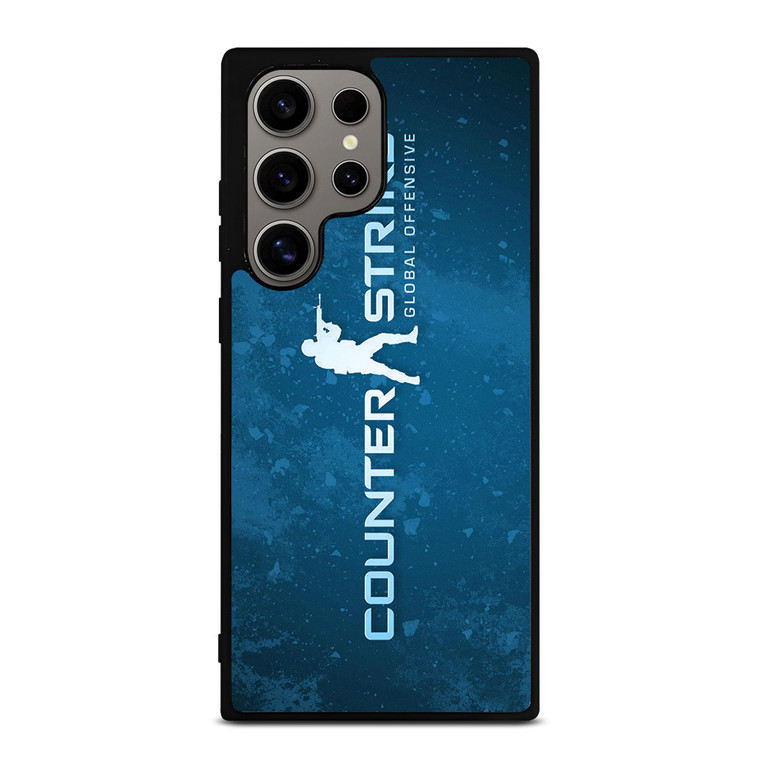 COUNTER STRIKE CSGO LOGO BLUE Samsung Galaxy S24 Ultra Case Cover