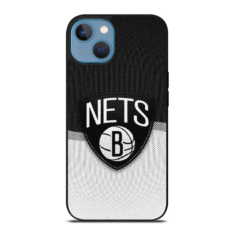 BROOKLYN NETS NBA BASKETBALL LOGO 2 iPhone 13 Case Cover