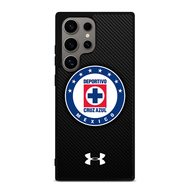 DEPORTIVO CRUZ AZUL CARBON LOGO Samsung Galaxy S24 Ultra Case Cover