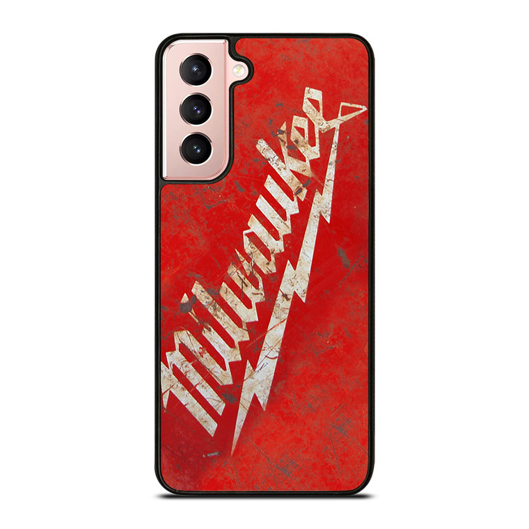 MILWAUKEE RUSTY LOGO Samsung Galaxy S21 Case Cover MILWAUKEE RUSTY LOGO Samsung Galaxy S21 Case Cover