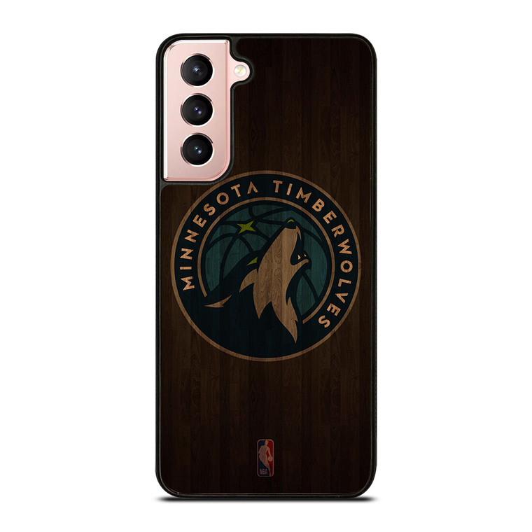 MINNESOTA TIMBERWOLVES BASKETBALL COURT NBA Samsung Galaxy S21 Case Cover