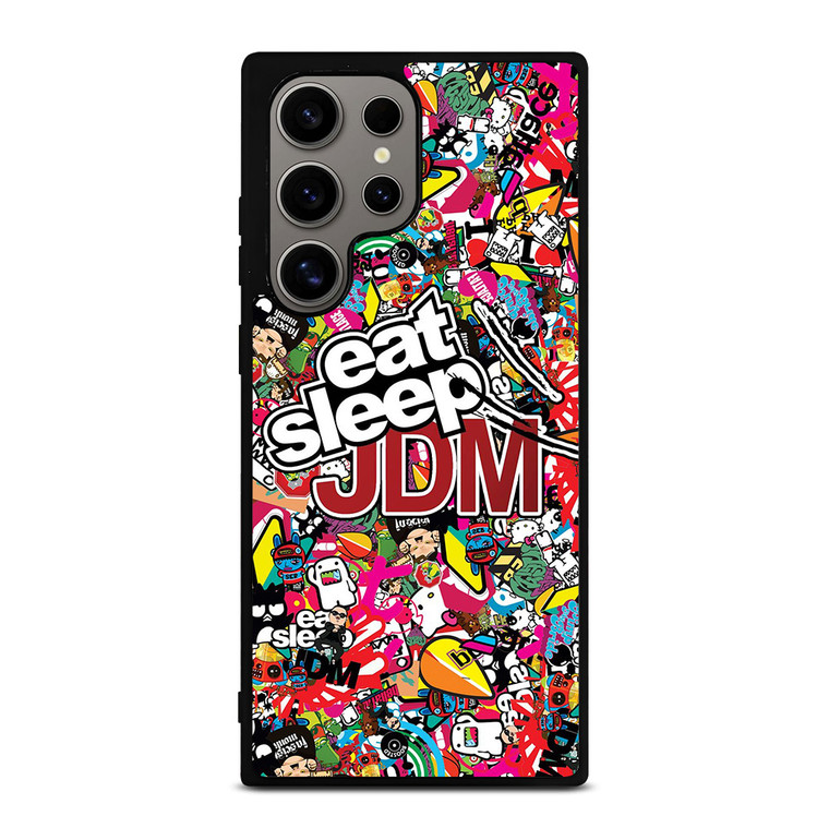 EAT SLEEP JDM STICKERS Samsung Galaxy S24 Ultra Case Cover