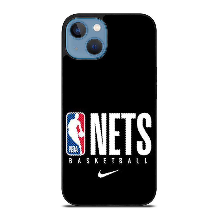 BROOKLYN NETS NBA BASKETBALL LOGO iPhone 13 Case Cover