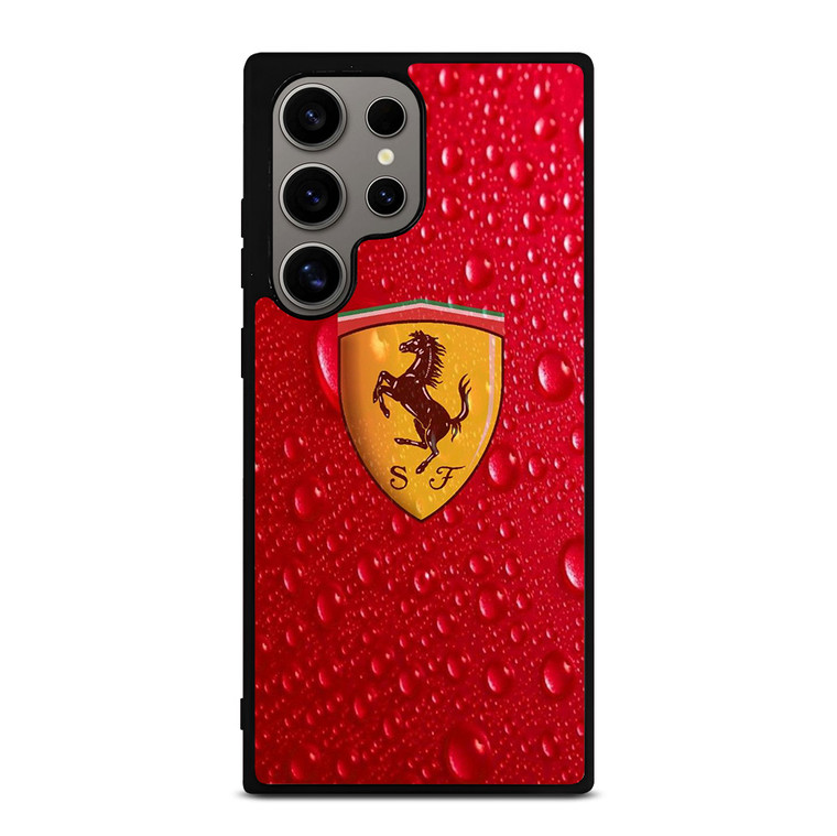 FERRARI DROP WATER RED Samsung Galaxy S24 Ultra Case Cover