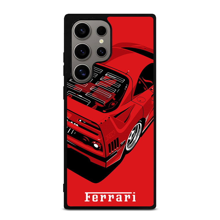 FERRARI F40 ILLUSTRATION Samsung Galaxy S24 Ultra Case Cover