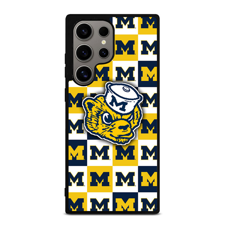 FOOTBALL MASCOT MICHIGAN WOLVERINES Samsung Galaxy S24 Ultra Case Cover