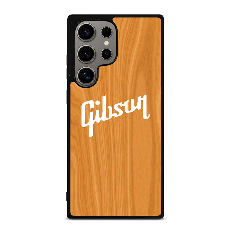GIBSON GUITAR WOODEN LOGO 2 Samsung Galaxy S24 Ultra Case Cover