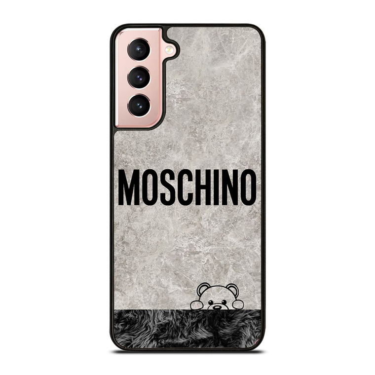 MOSCHINO BEAR HIDING Samsung Galaxy S21 Case Cover