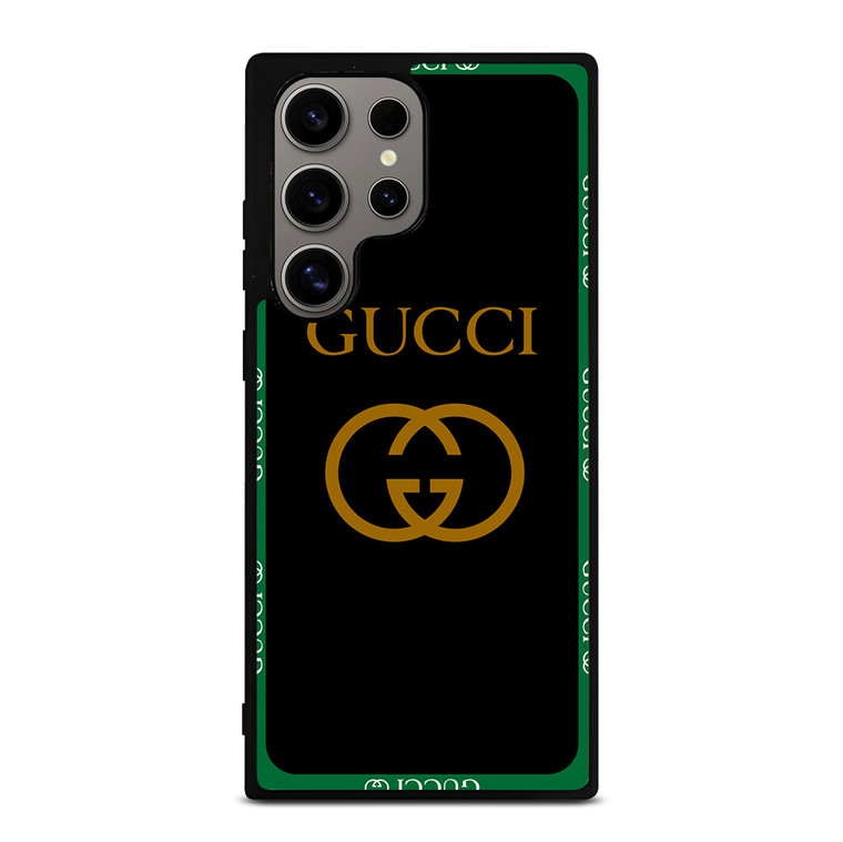 GUCCI ROUND BLACK Samsung Galaxy S24 Ultra Case Cover