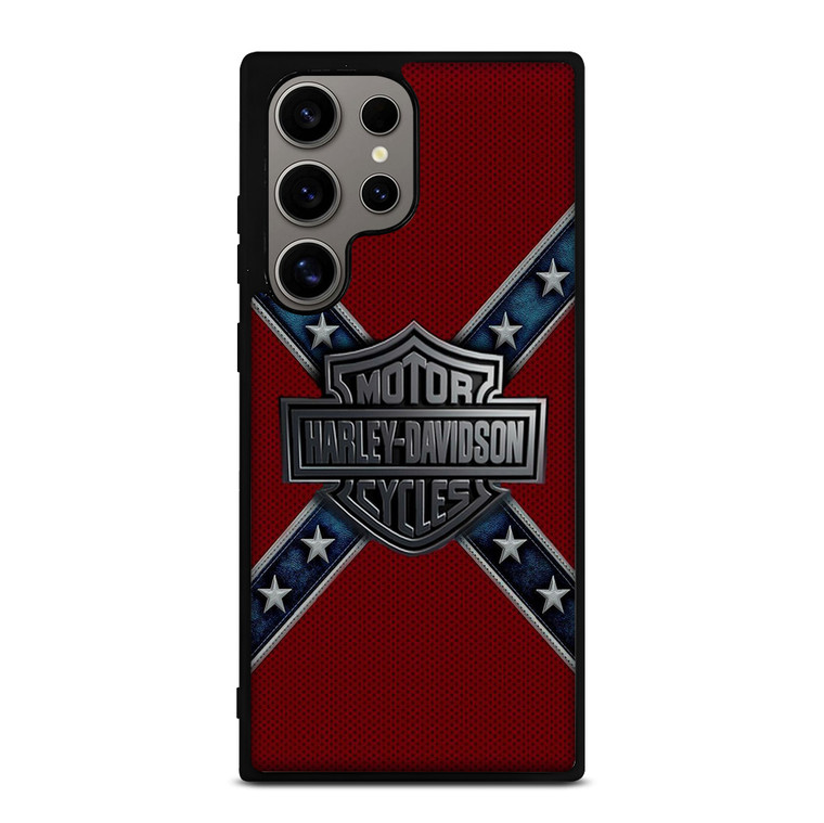 HARLEY DAVIDSON FLAG CARBON Samsung Galaxy S24 Ultra Case Cover
