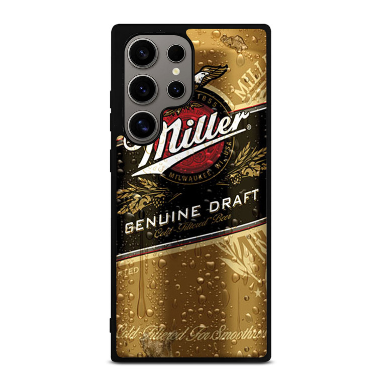 ICED MILLER GENUINE DRAFT BEER CAN Samsung Galaxy S24 Ultra Case Cover