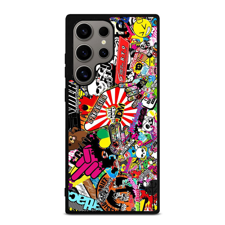 JDM STICKER BOMB COLLAGE Samsung Galaxy S24 Ultra Case Cover