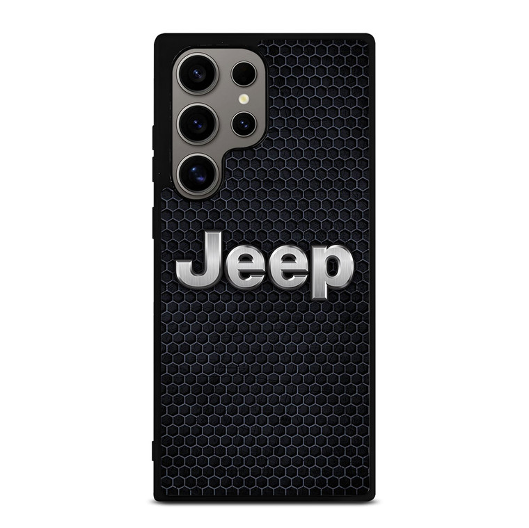 JEEP BLACK METAL LOGO Samsung Galaxy S24 Ultra Case Cover