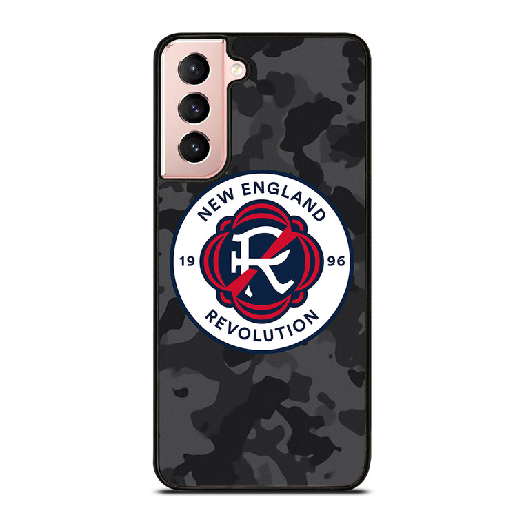 NEW ENGLAND REVOLUTION MLS BLACK CAMO Samsung Galaxy S21 Case Cover