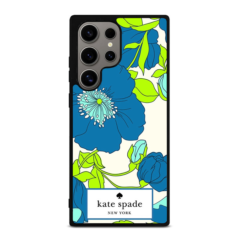 KATE SPADE BLUE FLORAL Samsung Galaxy S24 Ultra Case Cover
