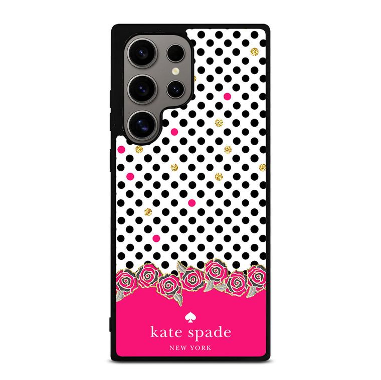 KATE SPADE PINK POLKADOTS Samsung Galaxy S24 Ultra Case Cover KATE SPADE PINK POLKADOTS Samsung Galaxy S24 Ultra Case Cover