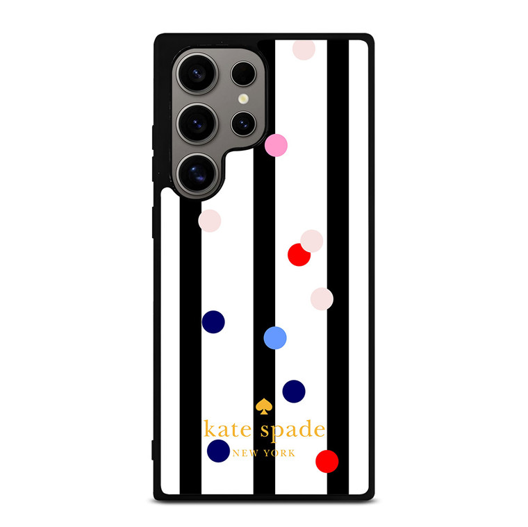 KATE SPADE STRIPE POLKADOTS Samsung Galaxy S24 Ultra Case Cover