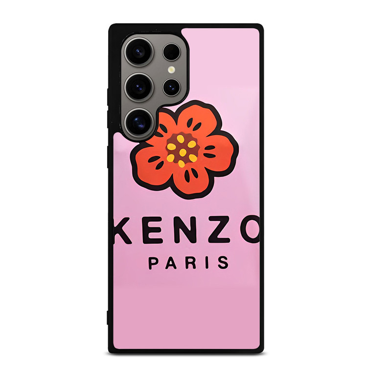 KENZO PARIS PINK FLOWER Samsung Galaxy S24 Ultra Case Cover