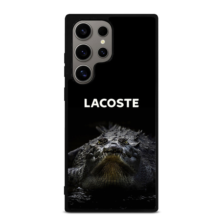 LACOSTE CROCODILE BLACK Samsung Galaxy S24 Ultra Case Cover