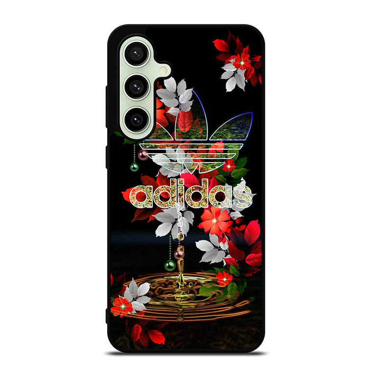 ADIDAS FLOWER PATTERN Samsung Galaxy S24 FE Case Cover