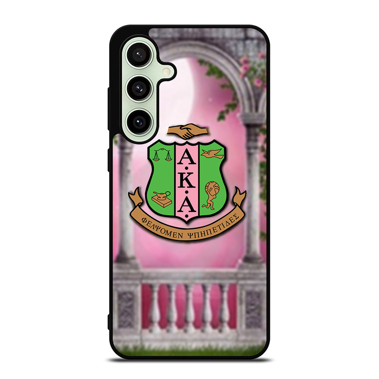 AKA PINK AND GREEN LOGO Samsung Galaxy S24 FE Case Cover AKA PINK AND GREEN LOGO Samsung Galaxy S24 FE Case Cover