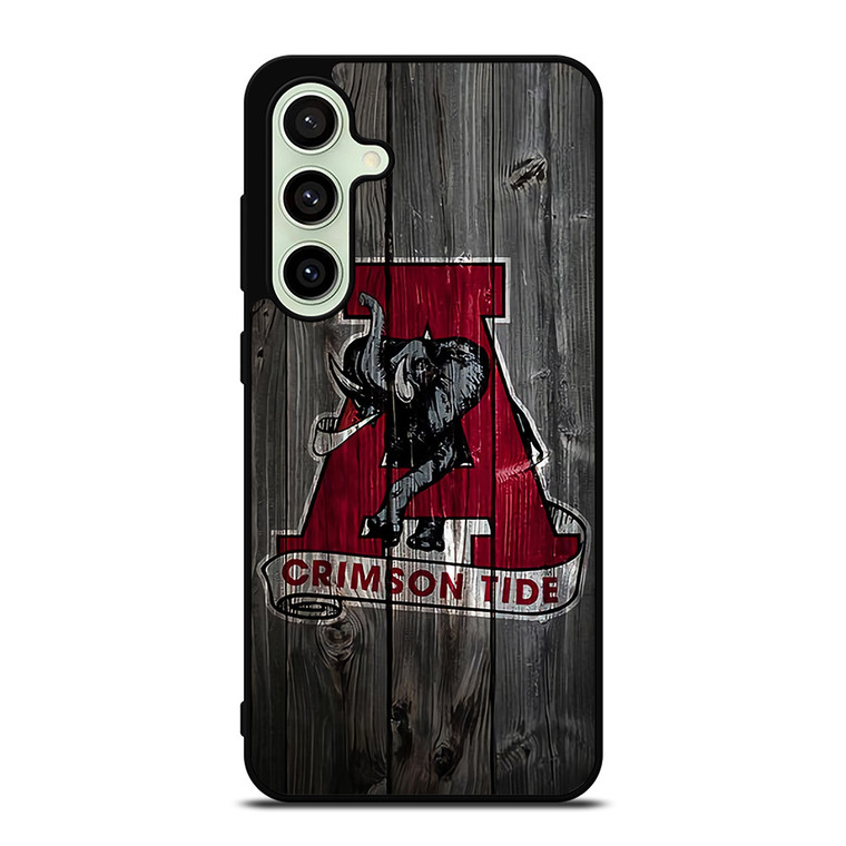 ALABAMA CRIMSON TIDE WOODEN ICON Samsung Galaxy S24 FE Case Cover