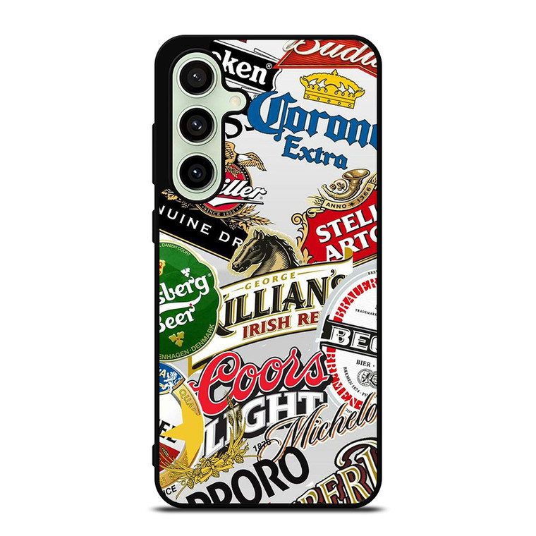 ALL BEER BRAND LOGO Samsung Galaxy S24 FE Case Cover