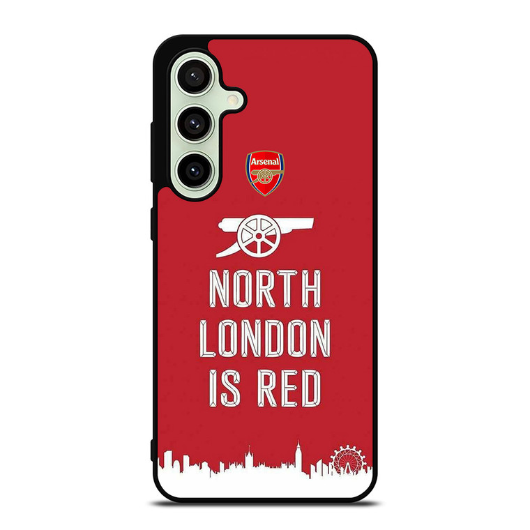 ARSENAL NORTH LONDON IS RED 2 Samsung Galaxy S24 FE Case Cover ARSENAL NORTH LONDON IS RED 2 Samsung Galaxy S24 FE Case Cover