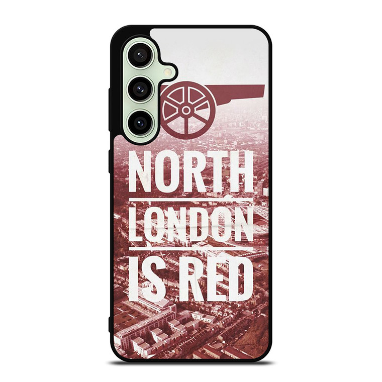 ARSENAL NORTH LONDON IS RED Samsung Galaxy S24 FE Case Cover