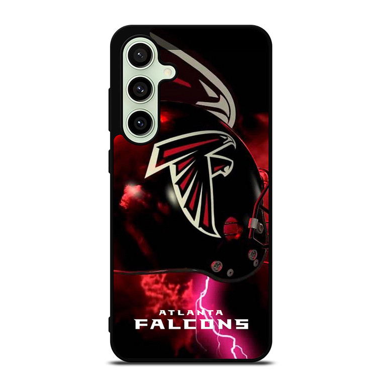 ATALANTA FALCONS LIGHTNING HELMET Samsung Galaxy S24 FE Case Cover