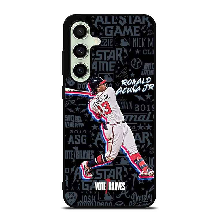 ATLANTA BRAVES ACUNA SHOOT WALL Samsung Galaxy S24 FE Case Cover ATLANTA BRAVES ACUNA SHOOT WALL Samsung Galaxy S24 FE Case Cover