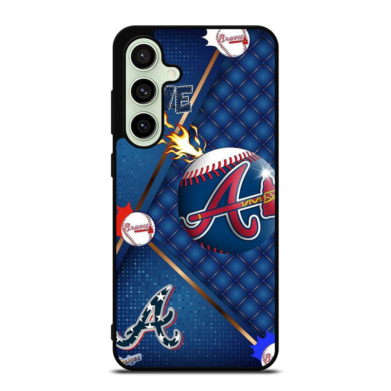 ATLANTA BRAVES LOVE BASEBALL Samsung Galaxy S24 FE Case Cover ATLANTA BRAVES LOVE BASEBALL Samsung Galaxy S24 FE Case Cover