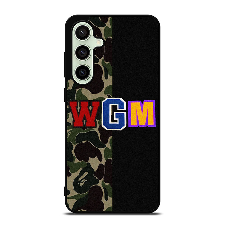 BAPE WGM CAMO Samsung Galaxy S24 FE Case Cover