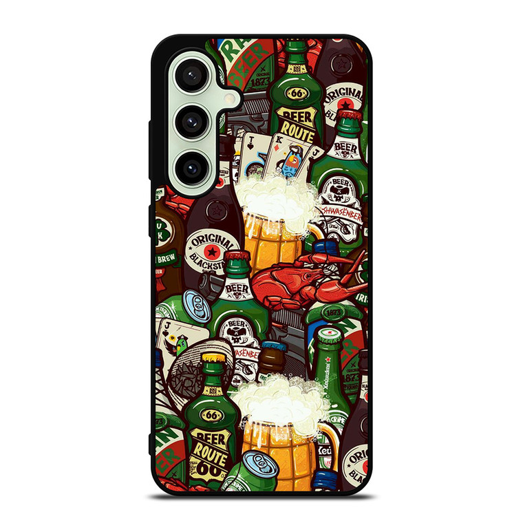 BEER BOTTLE CARTOON Samsung Galaxy S24 FE Case Cover