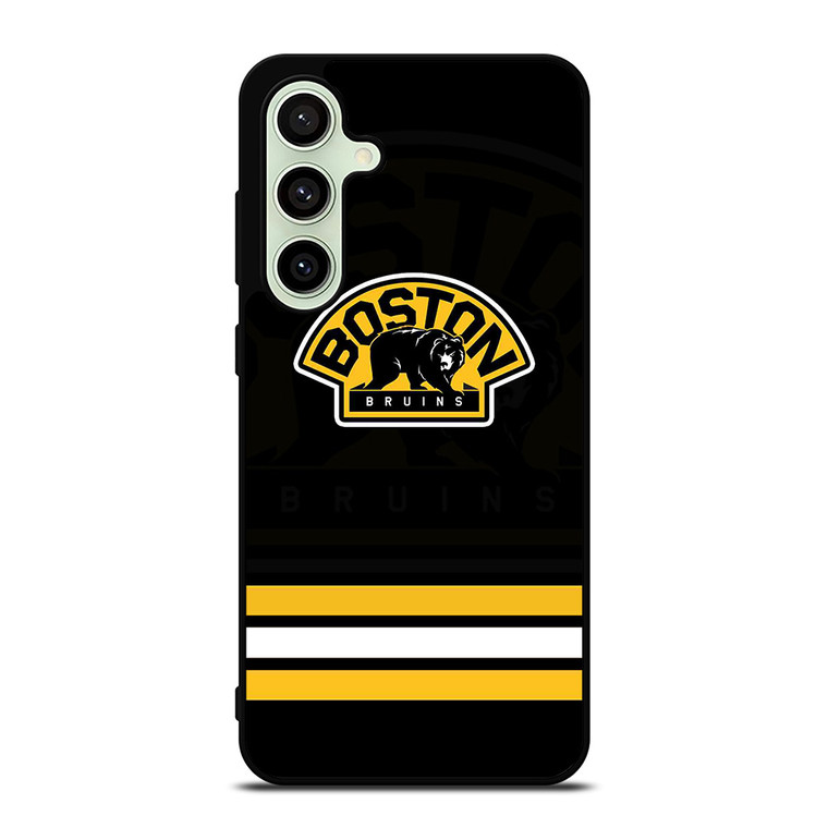 BOSTON BRUINS LOGO STRIPED Samsung Galaxy S24 FE Case Cover