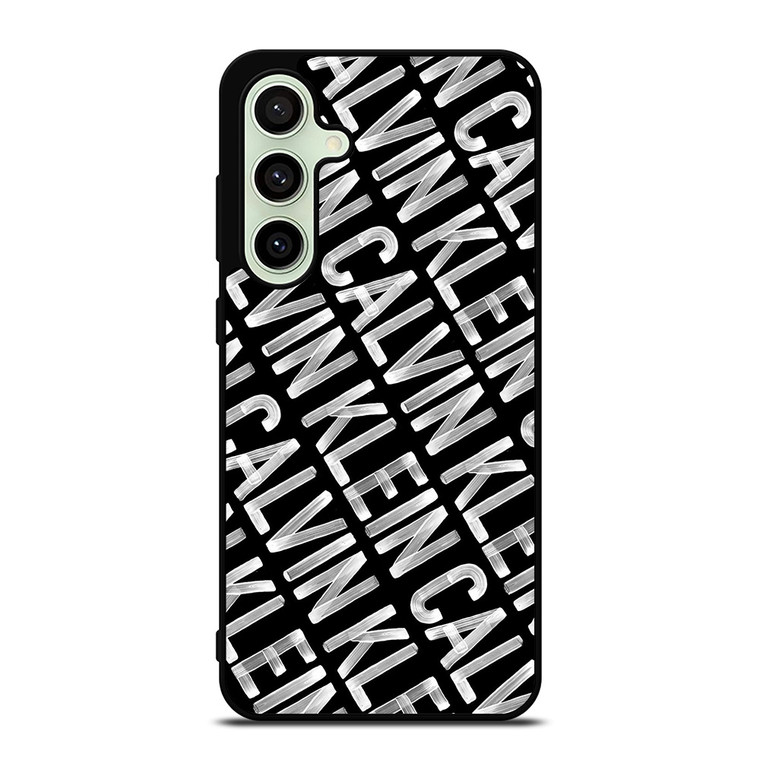 CALVIN KLEIN LOGO PATTERN Samsung Galaxy S24 FE Case Cover