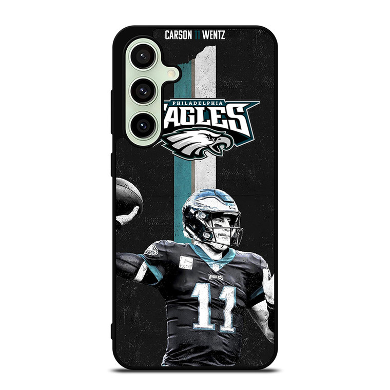 CARSON 11 WENTZ PHILADELPHIA EAGLES Samsung Galaxy S24 FE Case Cover CARSON 11 WENTZ PHILADELPHIA EAGLES Samsung Galaxy S24 FE Case Cover