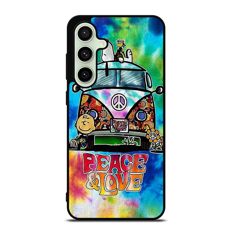 CHARLIE BROWN PEANUTS PEACE LOVE Samsung Galaxy S24 FE Case Cover