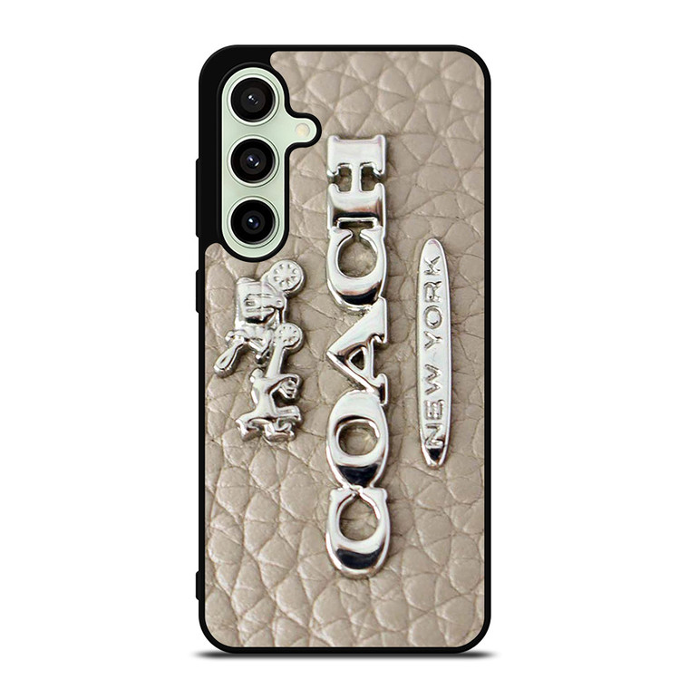 COACH LOGO GLOWING TEXTURE Samsung Galaxy S24 FE Case Cover