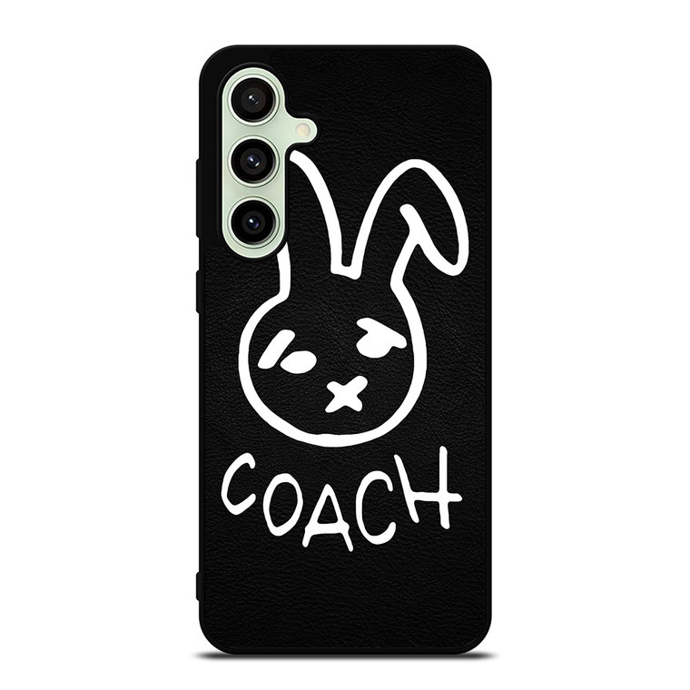 COACH NEW YORK RABBIT LEATHER Samsung Galaxy S24 FE Case Cover