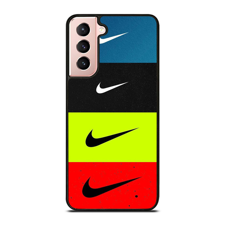 NIKE SWOOSH STRIPE COLORS Samsung Galaxy S21 Case Cover