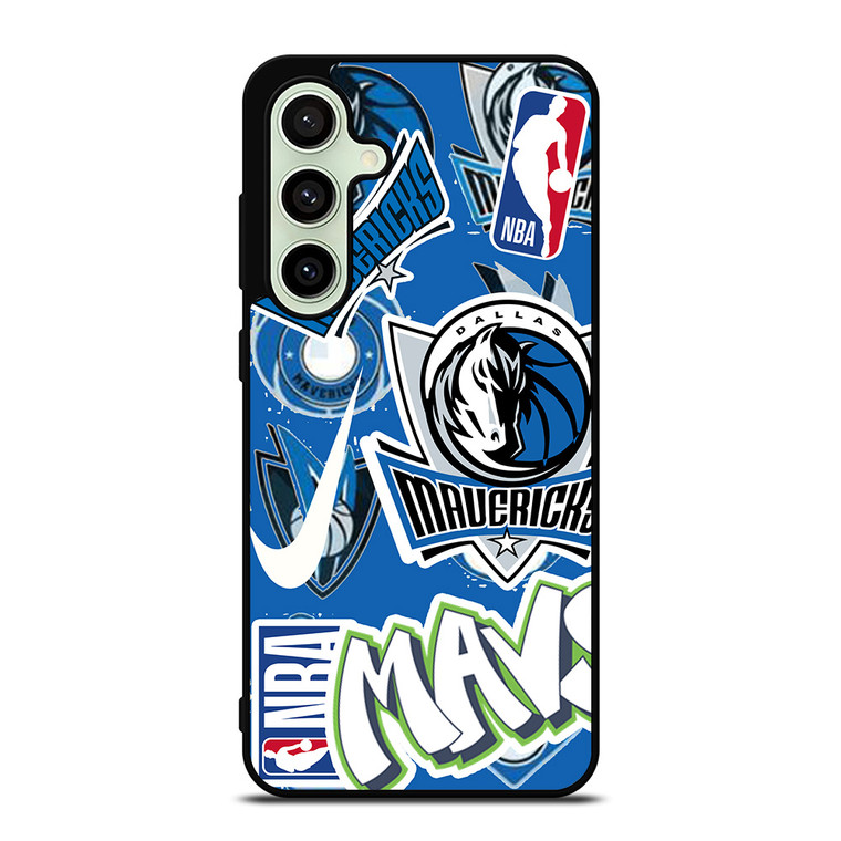 DALLAS MAVERICKS NBA STICKER BOMB Samsung Galaxy S24 FE Case Cover