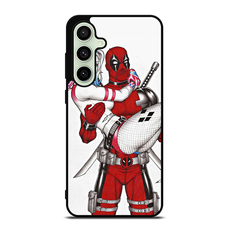 DEADPOOL HARLEY QUINN CARTOON Samsung Galaxy S24 FE Case Cover
